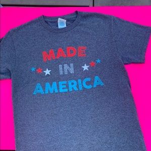 Made in America grey t-shirt